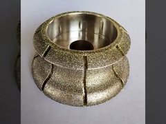 উচ্চ দক্ষতা 140 মিমি ইলেক্ট্রোপ্লেটেড ডায়মন্ড প্রোফাইল গ্রিলিং হুইল