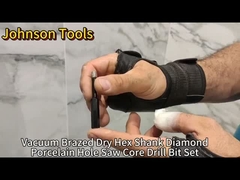 টাইলস চিপিং বন্ধ করুন! নিখুঁত গর্তের রহস্য (শুকনো হীরা ড্রিল বিট কিট)