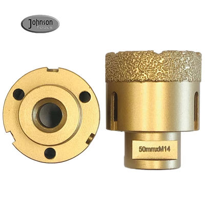 M14 68 মিমি শুকনো চীনামাটির বাসন ভ্যাকুয়াম ব্রাজড ডায়মন্ড কোর ড্রিল বিট