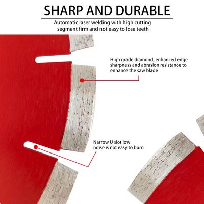 কংক্রিট 180mm জন্য উচ্চ Precision ডায়মন্ড কংক্রিট দেখেছি ব্লেড