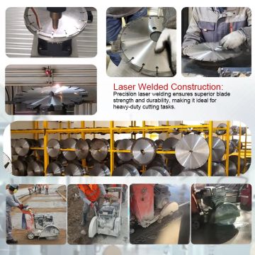 180mm ডায়মন্ড Turbo কাটন দ্রুত কাটা প্রিন্টেড কংক্রিট জন্য দেখেছি ব্লেড