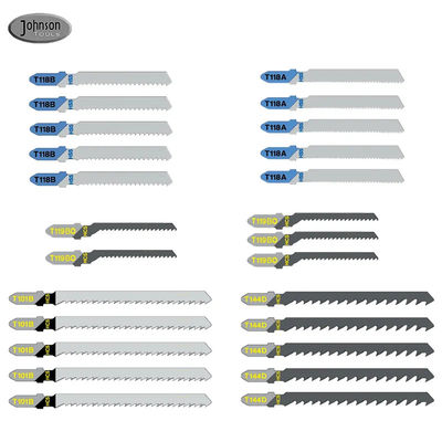 25 টুকরা পেশাদারী Jigsaw Saw Blades জন্য Drywall বোর্ড কাঠ এবং ধাতু কাটা