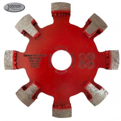 হাল্কা ওজন ডায়মন্ড টাক পয়েন্ট ফলক, 120mm টাক পয়েন্ট underfloor তাপ সিস্টেমের জন্য সুরক্ষা দাঁত সঙ্গে দেখেছি দেখেছি