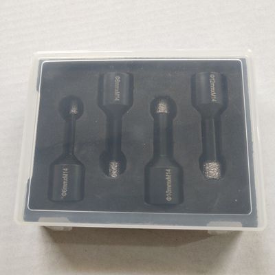 সিরামিক 4pcs 10 মিমি ডায়মন্ড কোর ড্রিল বিটস সেগমেন্টেড ডিজাইন